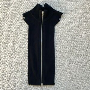 Cashmere Ribbed Collar Blazer Insert NWOT